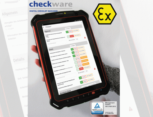 Checkware: Digital checklists for potentially explosive areas (EX protection areas) in industry