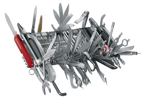 Checkware is as flexible as a Swiss pocket knife